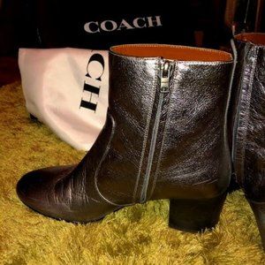Coach Julie booties Gunmetal (pewter) 9.5